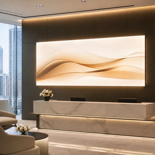 Berisol Backlit Sign Board – Premium Frameless Illuminated Fabric Signage