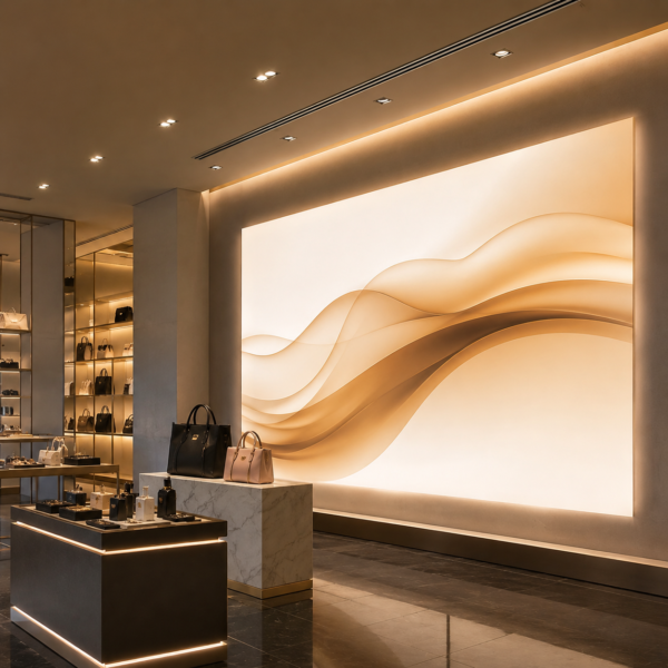 Berisol Backlit Sign Board – Premium Frameless Illuminated Fabric Signage