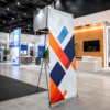 X-Stand Banner | Lightweight Cross Stand Display Banner for Events & Advertising