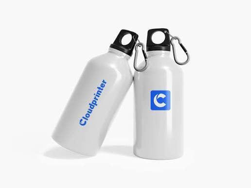 Custom Printed Aluminum Water Bottle | Personalized Sports & Travel Bottle 600ml