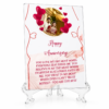 Personalized Happy Anniversary Acrylic Frame – Custom Photo, Names & Date