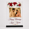 Happy Marriage Personalized Acrylic Photo Frame