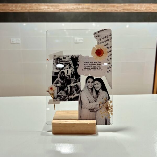 Mother's love Vintage Collage Acrylic Photo Frame