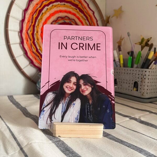 Partners in Crime Acrylic Photo Frame