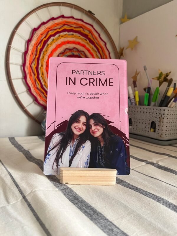 IMG_9963 Partners in Crime Acrylic Photo Frame