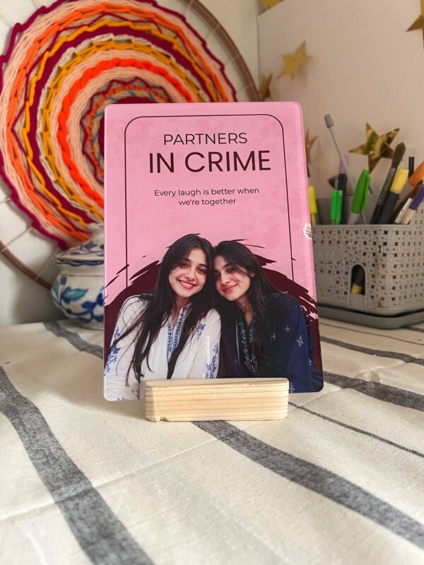 IMG_9964 Partners in Crime Acrylic Photo Frame