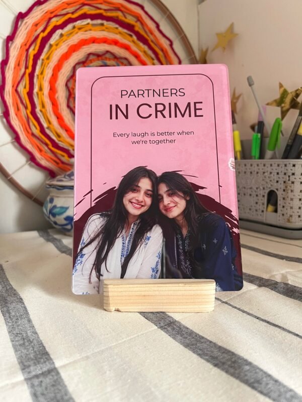 IMG_9965 Partners in Crime Acrylic Photo Frame
