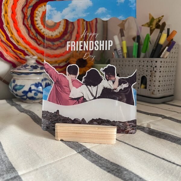 Happy Friendship Day Sky Personalized Acrylic Frame