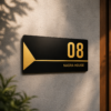 Modest House Name Plate