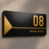 Modest House Name Plate