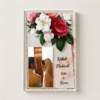 Personalized Nikah Mubarak Acrylic Wall Frame – Custom Couple Photo & Name