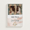 Personalized Nikah Mubarak Acrylic Wall Frame – Custom Couple Photo & Name
