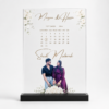 Personalized Shadi Mubarak Transparent Acrylic Frame – Custom Photo, Name & Date