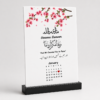 Personalized Shadi Mubarak Transparent Acrylic Frame – Custom Photo, Name & Date