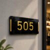 Sober Design House Name Plate