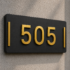 Sober Design House Name Plate