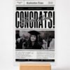 Congrats Bold – Oversized Headline Graduation Acrylic Plaque