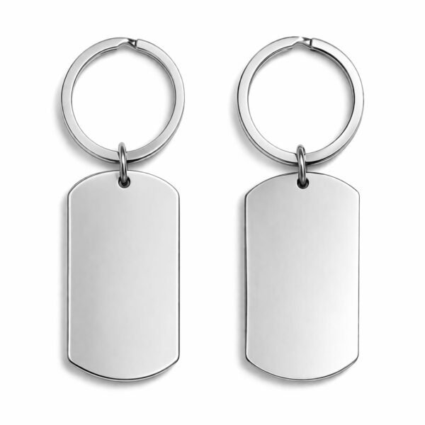 Custom Engraved Metal Tag Keychain (IPH-K10011)