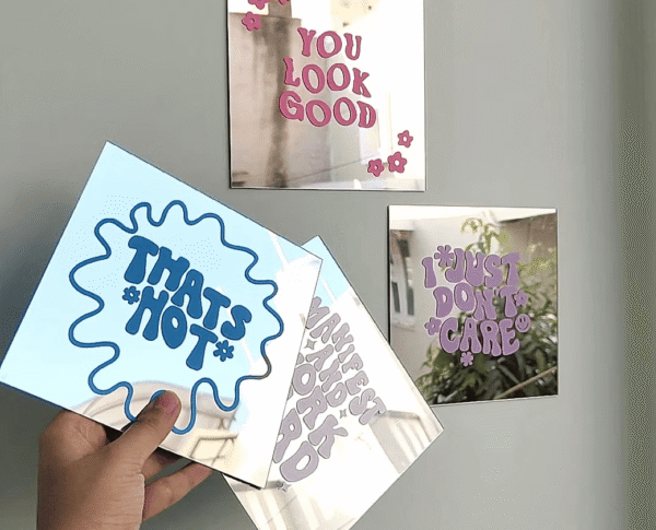 a1 Square mirror combo of 4