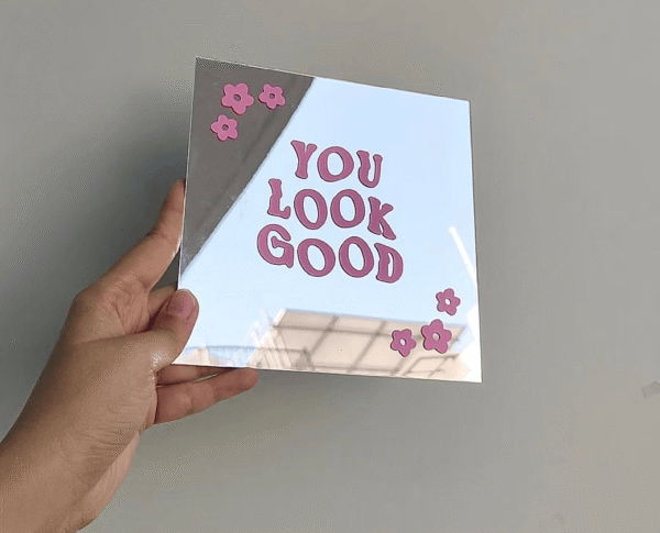 a3 Square mirror combo of 4