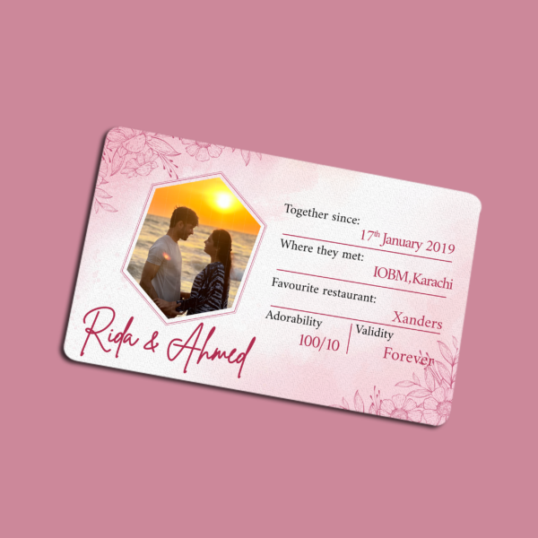 ddd-1 Relationship Wallet Card