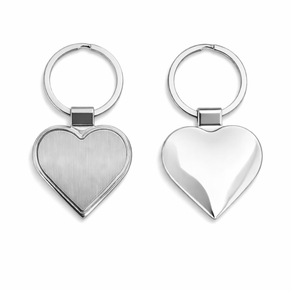 Premium Heart Shape Metal Keychain (IPH-K10009)