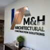 Custom Multi-Color Acrylic Wall Sign Custom multi-color acrylic sign board with 3D wall lettering