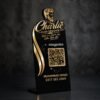 Acrylic Payment Scanner with UV Spot Printing Custom acrylic payment scanner with UV spot printing and QR code