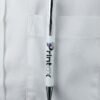 Custom UV DTF Printed Pen Custom UV DTF printed white pen with Printax logo