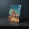 Custom Acrylic Photo Frame Custom acrylic photo frame with printed travel photo
