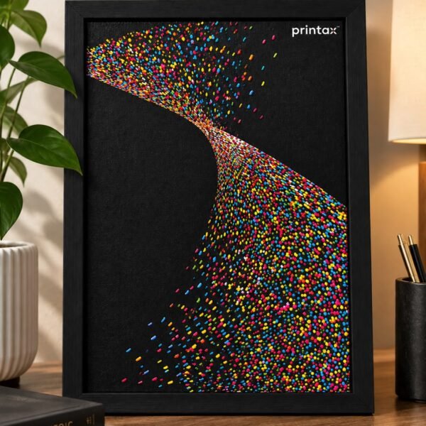 Custom Spot UV Printed Photo Frame Custom Spot UV printed photo frame with colorful artwork and premium black frame